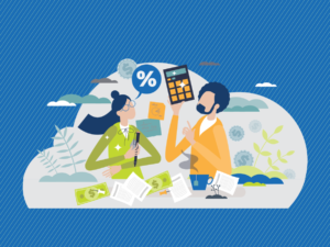 Two people doing the math to understand what a loan to value ratio is